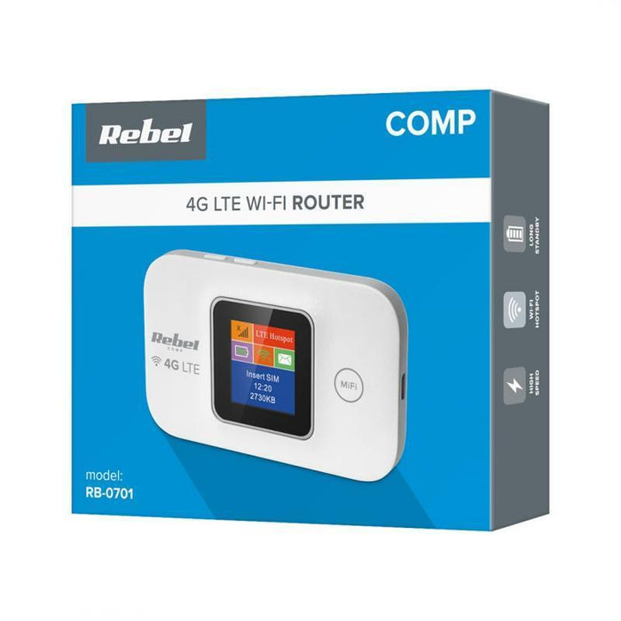 Rebel Rb-0701 Router Inalámbrico Banda Única (2,4 Ghz) 3g 4g