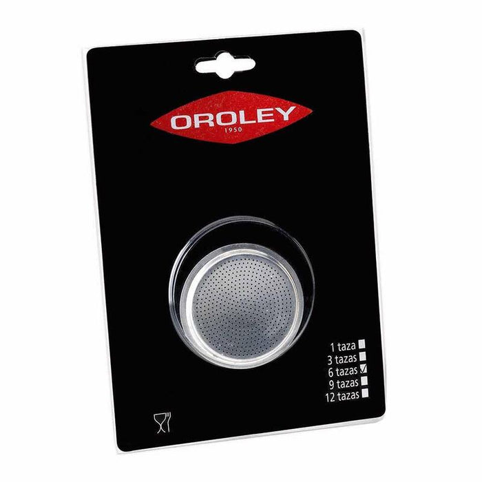 Recambio Filtro Aluminio Cafetera 6 Tazas Oroley