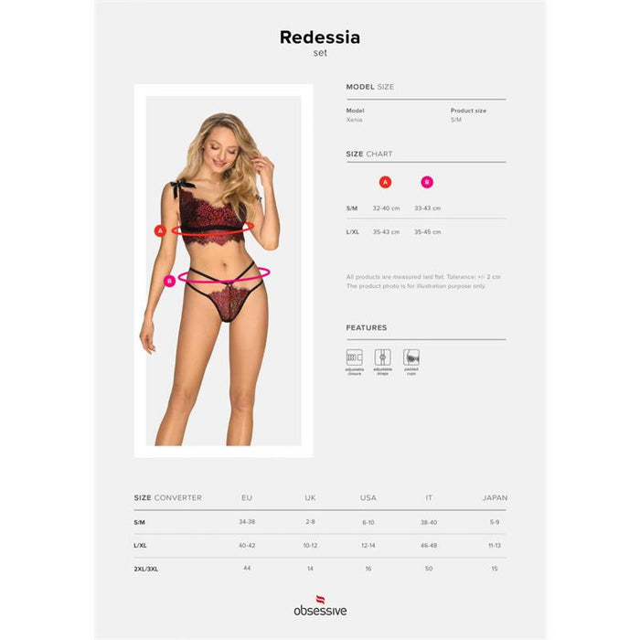 Obsessive - Redessia Set Dos Piezas S/M