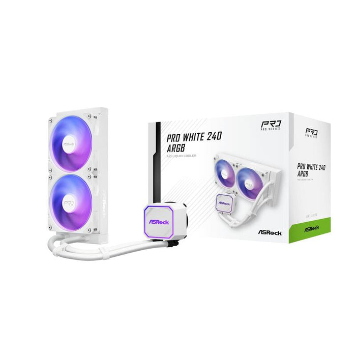 Refrigeracion Liquida Cpu  Asrock Pro 240 Argb White