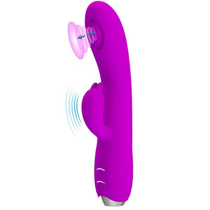 Pretty Love - Regina Vibrador-Succionador Recargable Morado