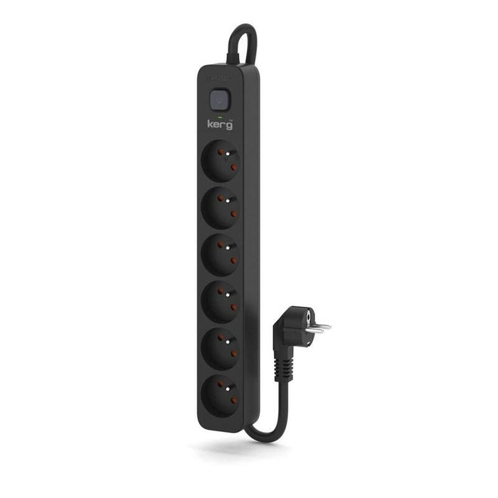 Regleta Kerg Con Disyuntor-6 Tomas 16a 1,5m