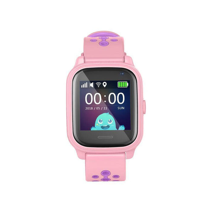 Reloj Inteligente Con Localizador Para Niños Leotec Kids Allo Rosapantalla Táctilgpscámara Fotosnanosimbotón Sos/Llamada Bidireccional