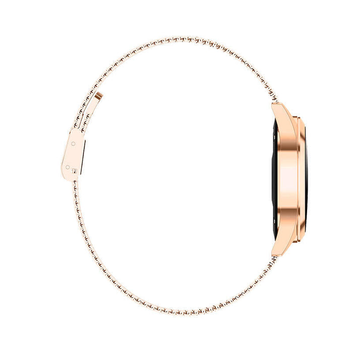 Reloj Inteligente Innjoo Voom Gold Pantalla Color 2.6cm Cuantificador Salud 15 Días Batería Compat. Android/Ios