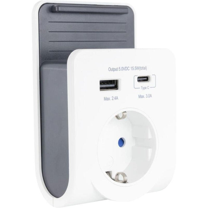 Rev Usb Ladegerät Mit 240v Steck Dose Plus Usb-A&C     0020770112