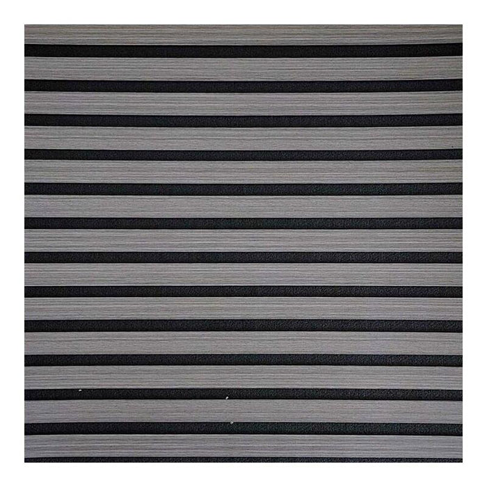 Revestimiento Autoadhesivo 3d, Color Roble Gris Con Fondo De Fieltro Gris Antracita, Loseta De 58x58 Cm, 6 Unidades