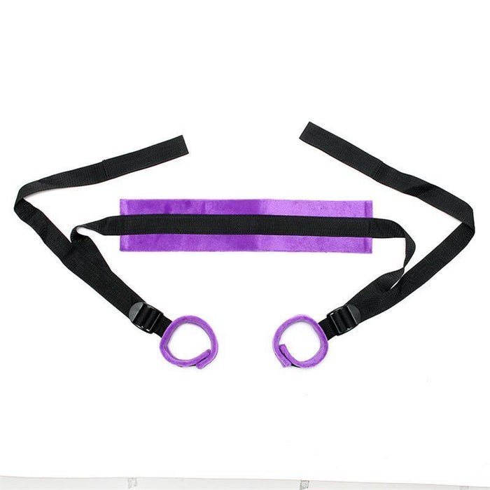 Rimba Bondage Play Set De Ataduras Ajustables Color Púrpura