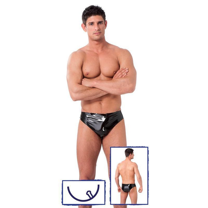 Rimba Latex Play Boxer Con Plug Talla (Interno):Xl
