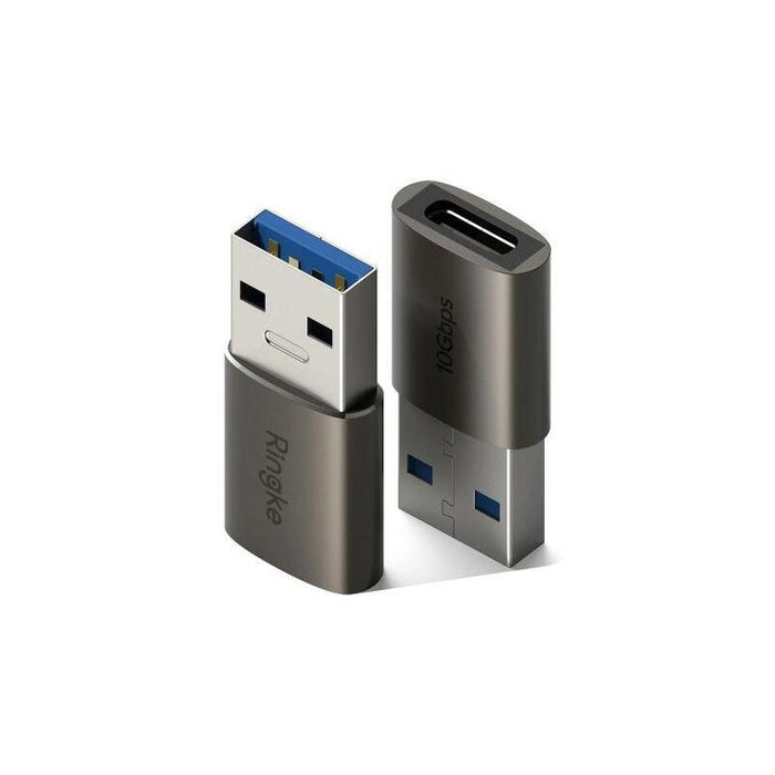 Ringke Converter Usb Male To Type-C Female (2pcs) Gunmetal