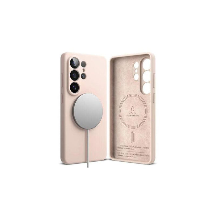 Ringke Galaxy S26 Ultra Case Silicone Magnetic Pink Sand