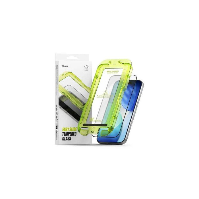 Ringke Iphone 17 Pro Screen Protector Premium Easy Slide Tempered Glass 9h With Installation Jig (2pcs) Transparent
