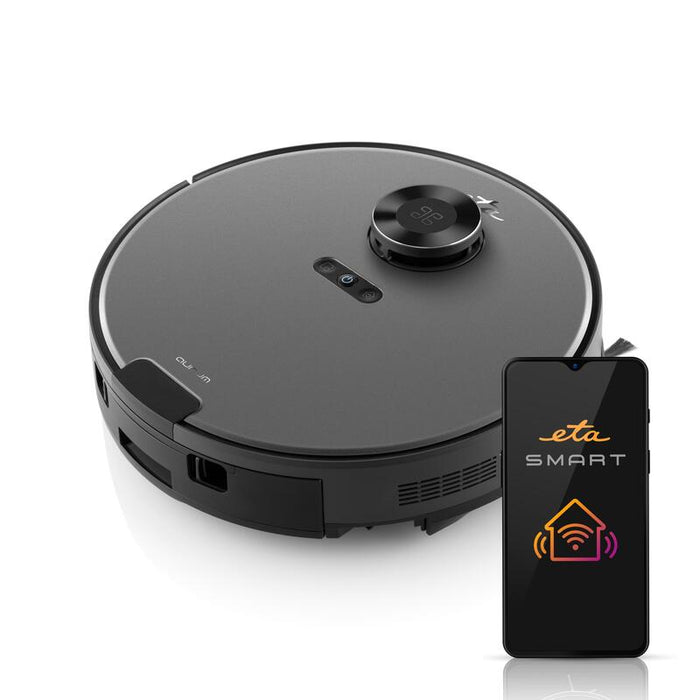 Robot Aspirador  Eta Eta524190000  Eta Aurum Pro, Tiempo De Funcionamiento 240 Min, Batería Li-Ion, Gris