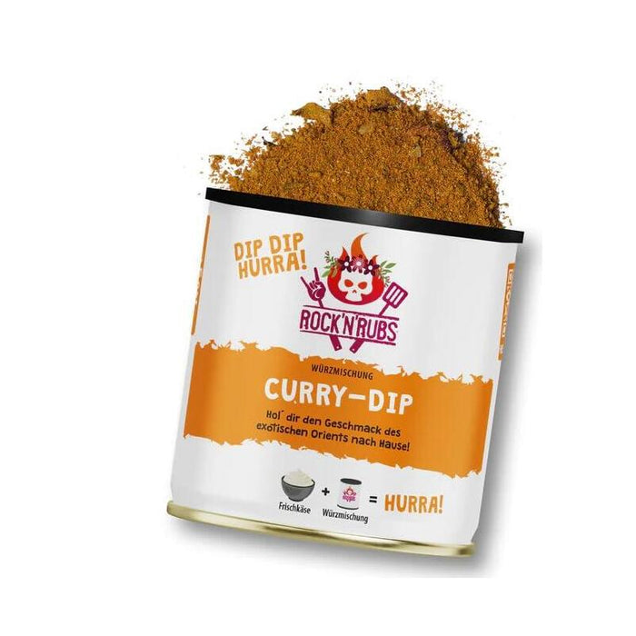Rock N Rubs Dip Dip Hurra Curry - Dip 140g Mhd 01/28