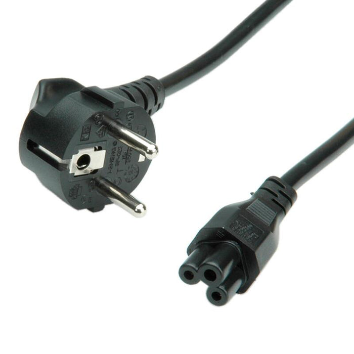 Roline Netzcable, 3pol. Notebook-Buchse, Schwarz, 3 M