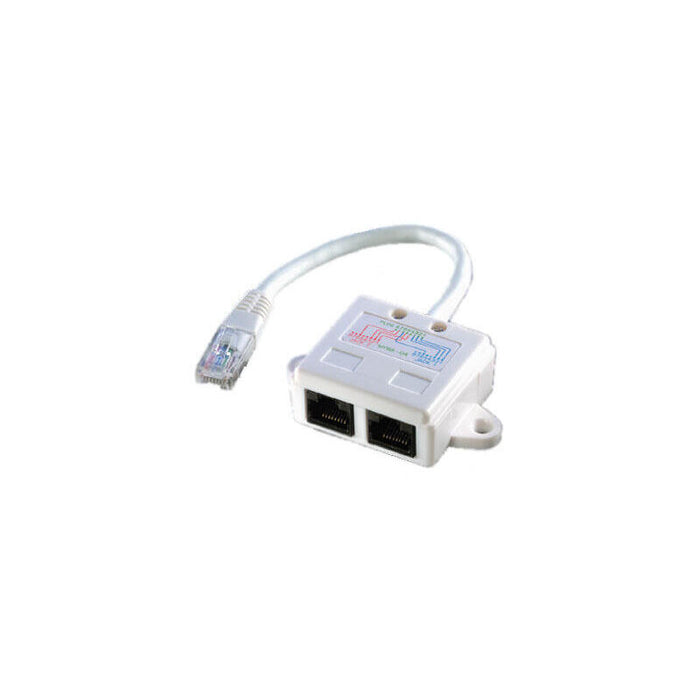 Roline T-Adapter Cat. 5e, Utp Cable De Red Blanco 0,17 M