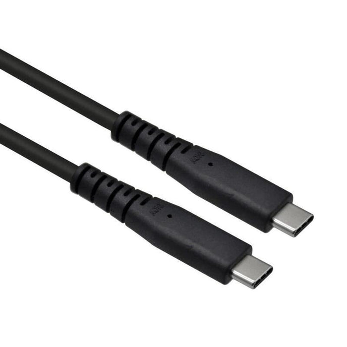 Roline Usb4 Gen3x2 Cable, C?C, St St, 8k Uhd-2, 80gbit S, 240w, Schwarz, 0,5 M