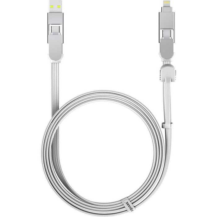 Rolling Square Incharge Xl Cable 2m White