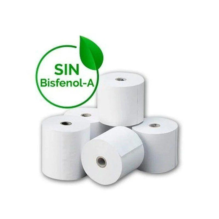 Rollo Papel Térmico Genérico 80x55 8u Bpaf 80 X 55mm 8 Unidades