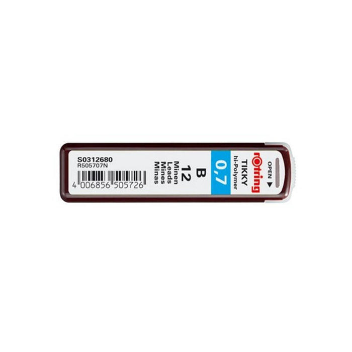 Rotring Feinmine Dose Feinminen 12 Mück 0,7 B
