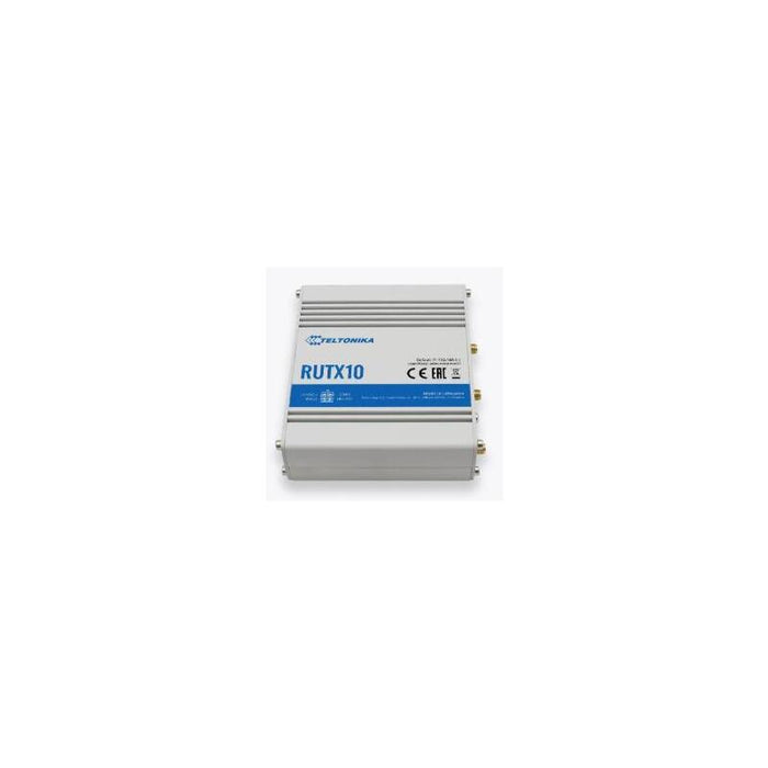 Router Industrial Teltonika Rutx10 802.11ac, 867 Mbit/S, 10/100/1000 Mbit/S, Ethernet Lan (Rj-45) Puertos 4, 1, Bluetooth Le