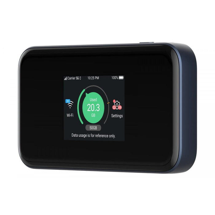 Router Mu5001 5g Móvil Lte Cat.22 Dl Hasta 3800mb/S, Wifi 2.4 & 5ghz Wifi6, 1 Puerto Rj45 10/100/1000, Conectores De Antena Ts-9 Para 5g