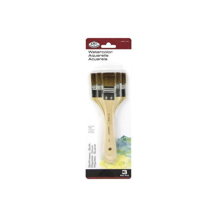 Royal Langnickel Set De 3 Brochas De Pelo De Camello Extra Suave