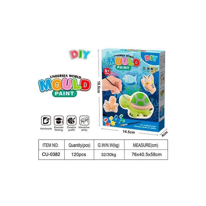 Roymart Set De Pintura Molde Turtle And Friends