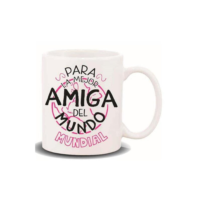 Roymart Taza Con Mensaje "Para La Mejor Amiga"