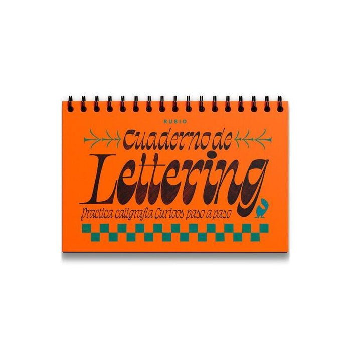 Rubio Cuaderno De Lettering Practica Caligrafía Curioos Paso A Paso