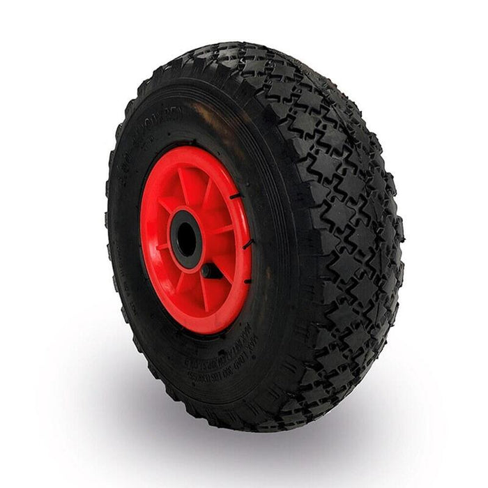 Rueda Neumática, Rodamiento De Rodillos, Carga Máxima 130 Kg, Ø260 Mm