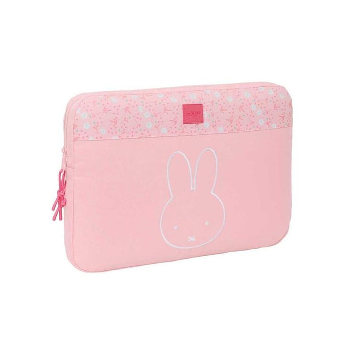 Safta Miffy Flores Funda Para Portatil Hasta 15.6" - Alojamiento Acolchado - 3.8l - 395x35x275mm - Rosa
