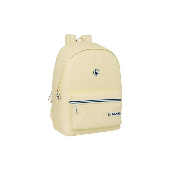 Safta Mochila Doble Para Portátil 15,6"+Usb 24,55l El Ganso Basics "Arena"