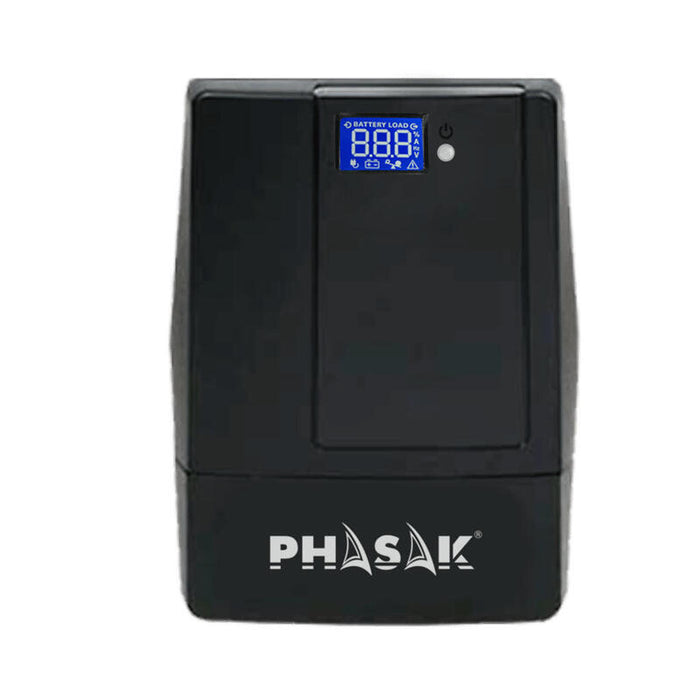 Sai Línea Interactiva Phasak 2000 Va Lcd 2000va 4 Salidas Formato Torre