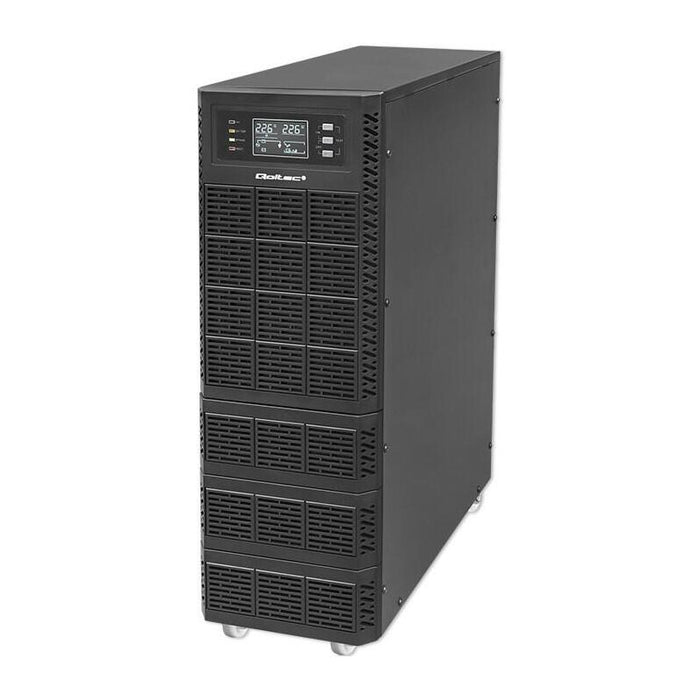 Sai Sistema De Alimentación Ininterrumpida Qoltec 52284 Ups 10 Kva 10000 W Factor De Potencia 1.0 Lcd Epo Usb Online