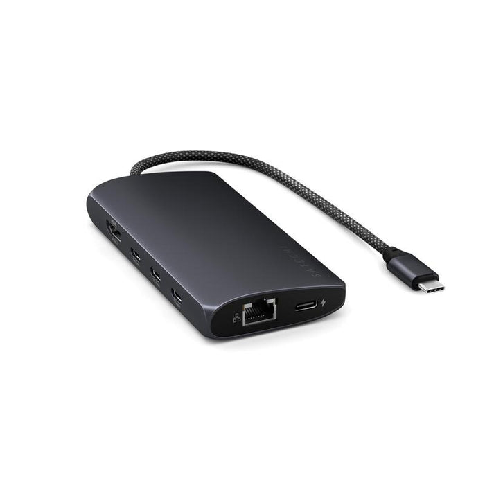Satechi Usb-C Multiport Adapter 8k With Ethernet V3 Midnight