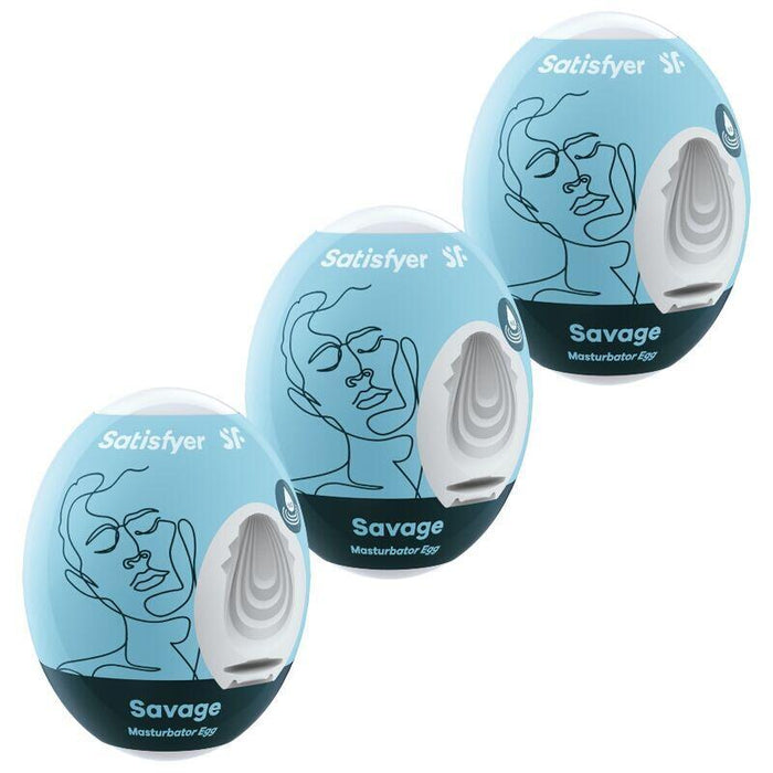 Satisfyer - 3 Huevos Masturbadores Savage