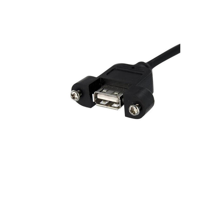 Satrtech Cable Usb 2.0 Para Montaje En Panel Hembra Usb A Conexion Placa 30cm