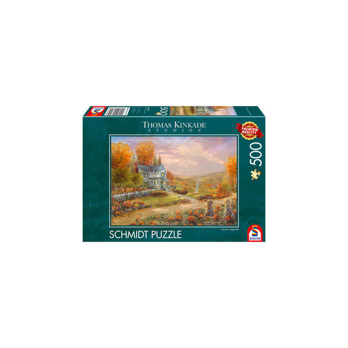 Schmidt Spiele Thomas Kinkade Studios: Otoño En Apple Hill, Rompecabezas De 500 Piezas 58795