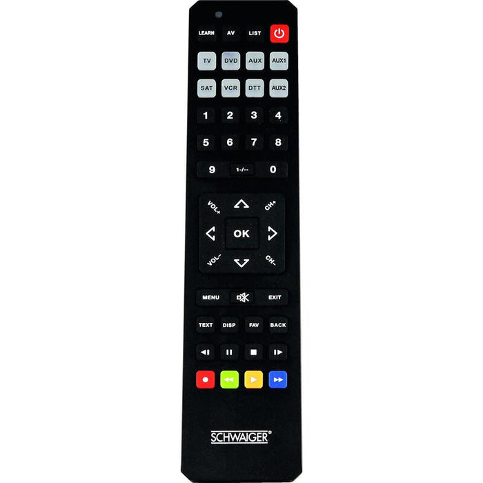 Schwaiger Mando A Distancia 8 In 1 Vorprogrammiert Negro