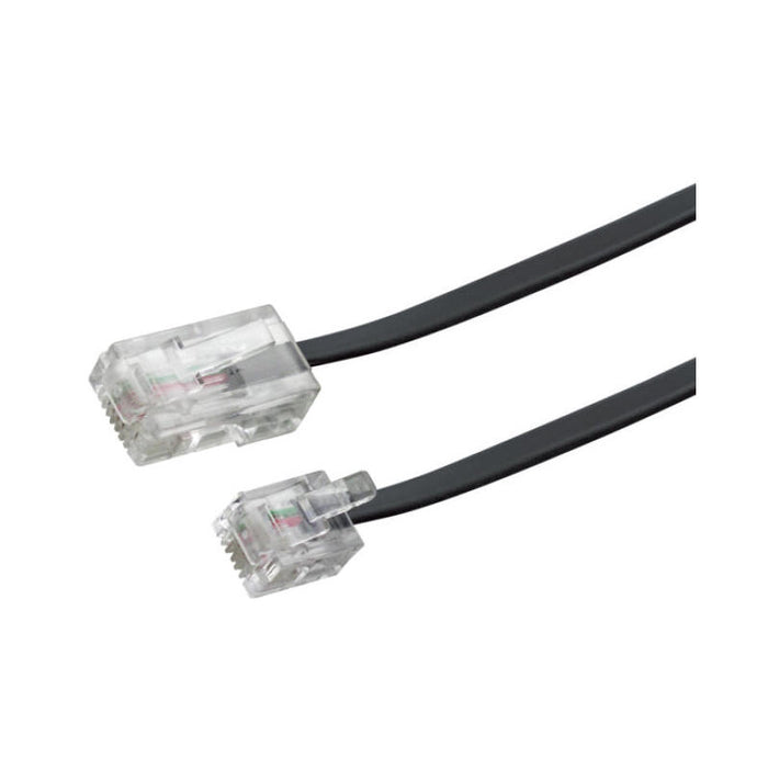 Schwaiger Modem-Kabel Rj11 6p2c -> Rj45 8p2c 6m Schwarz