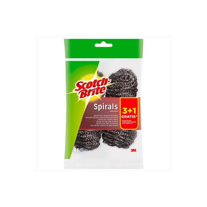Scotch Brite Estropajo De Acero 3+1