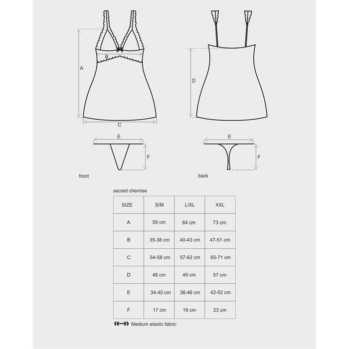Obsessive - Secred Chemise S/M
