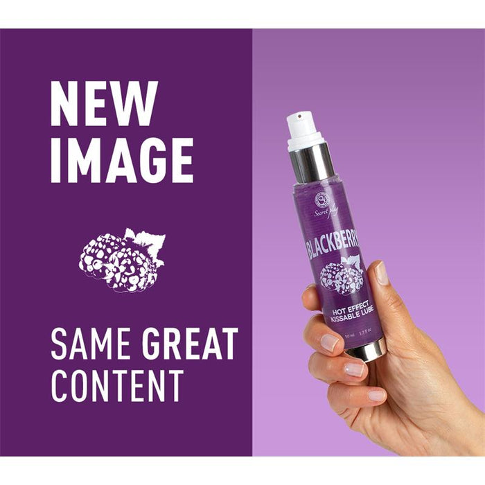 Secret Play Lubricante Efecto Calor Mora 50 Ml