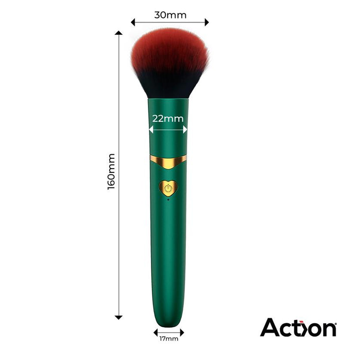 Secret Vert Estimulador Brocha De Maquillaje Con Vibración Verde