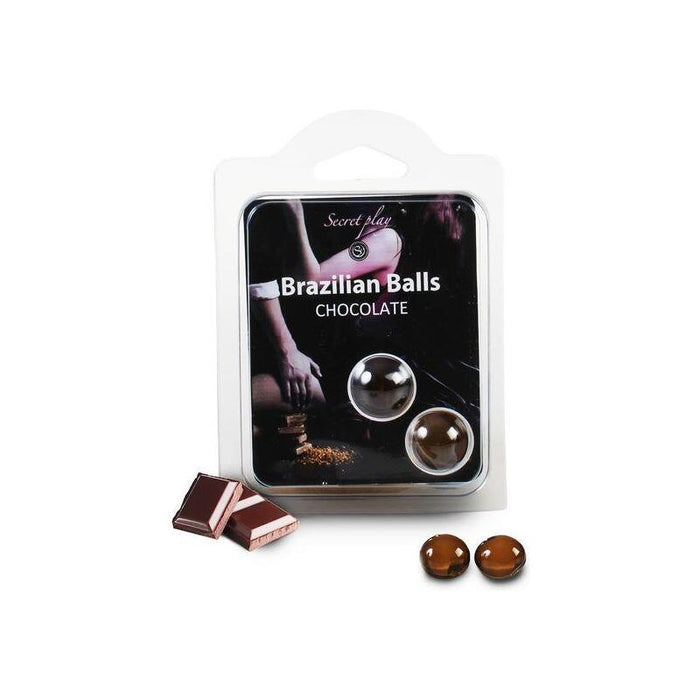 Secretplay - Brazilian Balls  Chocolate Set 2 Bolas