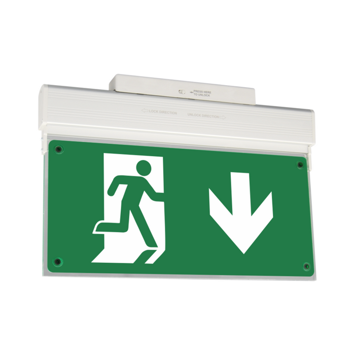 Señal De Seguridad Con Iluminación Led Interna 3h