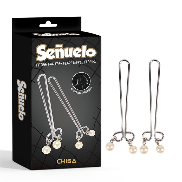Señuelo Pinzas Para Pezones Co Perlas