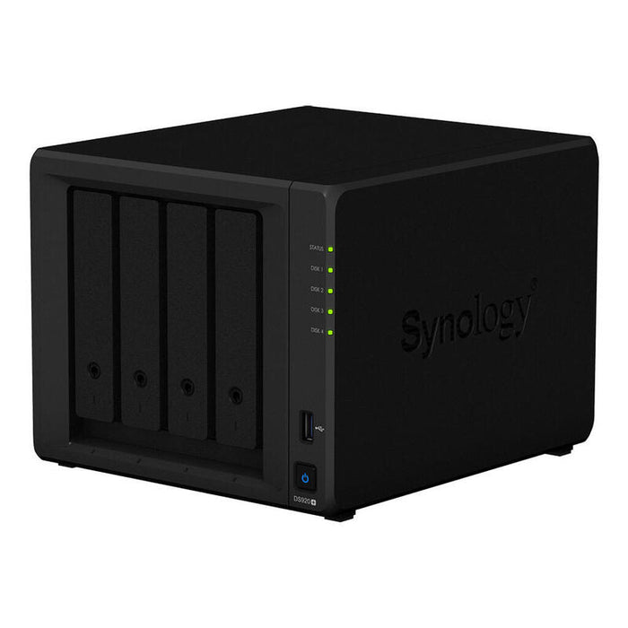 Servidor Nas Synology Disk Station Ds920+ 4gb 4 Bahias  Raid  Ethernet Gigabit