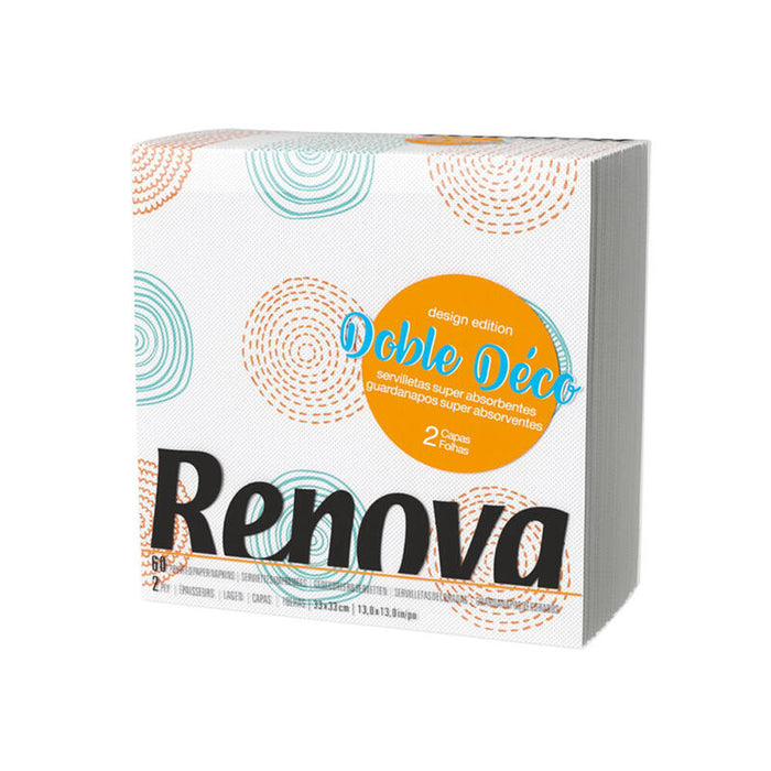 Servilletas De Papel Doble Deco 33 X 33 Cm, 60 Uds