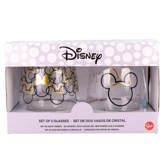 Set 2 Vasos Cristal Minnie Disney 510ml
